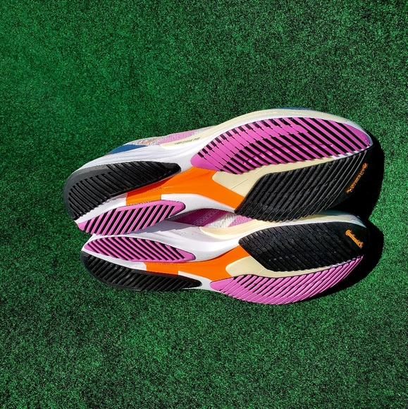 Men's Size 13 adidas Adizero Adios 7 Dash Gray/Solar Orange GX6647 NEW w/Tags - Picture 6 of 10